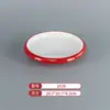 Vajilla de Melamina Plato de Dos Colores para Restaurantes de Hot Pot y Barbacoa, Plato Cuadrado de Barbacoa Comercial Imitación Porcelana