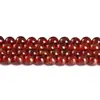 Jingdian Jewelry Granates Naturales Cuentas Sueltas Cuentas Redondas Accesorios para Pulseras DIY Cuentas Semi-Terminadas Venta Directa de Fábrica