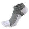 Fábrica de Tejidos Shuanglong Calcetines de Cinco Dedos para Hombre, Estilo Hilo de Algodón, Empalme de Malla, Calcetines Finos de Verano, Calcetines Cortos Bajos, Procesamiento OEM