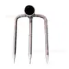 Ancinho de Aço Manganês de Dois Dentes Quatro Dentes Ferramenta Agrícola Forjado Ancinho de Ferro de Três Dentes Gancho de Aço Rosqueado Ancinho Nivelador de Amendoim