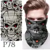 Mascarilla de Protección Solar, Bufanda Facial con Protección UV, Calavera de Halloween, Bufanda Mágica Versátil Sin Costuras, Cadena de Suministro Transfronteriza