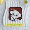 Adesivo de Tecido Bordado Quadrado Fofo de Filhote de Cachorro Patch para Roupa Adesivo Decorativo para Roupas Bolsa Reparo de Furo em Jaqueta de Penas Subsídio
