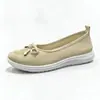Zapatos de Malla Bajos de Verano para Mamás, Suela Suave, Ligeros, Transpirables, Casuales con Lazo, Disponibles en Múltiples Colores