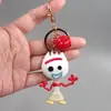 Tenedor de Historia Creativo Spaceman Muñeca de Mezclilla Llavero de Coche Accesorios para Bolsos Colgante Regalo