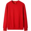 Moletom masculino de outono e inverno, com forro de fleece, grosso, quente, de corte solto, estilo coreano, de manga longa