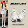 Zapatos de meter para mujer, zapatillas tipo dad plateadas de suela gruesa, nuevos zapatos deportivos de malla transpirable versátiles para mujer, primavera 2026