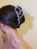 Placa de Pasador de Gel para el Cabello Pinza para el Cabello Grande Volumen de Cabello Pinza de Tiburón Simple de Gama Alta Adorno para la Cabeza Pasador para la Parte Posterior de la Cabeza Accesorio para el Cabello