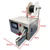 Máquina de amarrar Kun Jin totalmente semiautomática máquina de amarrar cabo de alimentação de dados saco de embalagem de frutas e alimentos fio dourado