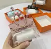 Celebridade da Internet Estojo para Chave de Carro Novo Mini Bolsa de Platina Enfeites para Pendurar Bolsa para Fones de Ouvido Exclusiva de Alta Qualidade Envelope Vermelho Enfeites para Pendurar no Carro