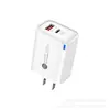 Novo Carregador Pd20W Transfronteiriço com Luz um Plus C Porta Dupla Cabeça de Carregamento Rápido Qc3.0 Nitreto de Gálio Regulamentos Europeus e Americanos Regulamentos Britânicos