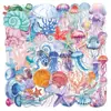 Juego de 50 pegatinas de peces tropicales material decorativo DIY funda de teléfono móvil plano