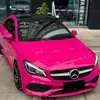Directo de Fábrica Mascota Cristal Rosa Alto Brillo Color Cambiante para Coche Película Modificada Película de Envoltura para Coche