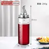 Botella de Aceite Resistente al Calor para Cocina, Olla de Aceite por Gravedad de Acero Inoxidable, Botella de Aceite de Apertura y Cierre Automático, Botella de Salsa de Soja, Aceite de Sésamo, Vinagre, Botella de Vidrio para Condimentos