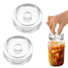 Pote de Vidro Transfronteiriço com Peso Boca Larga Pote Mason Vedado Fermentação Alça de Fácil Aderência Cozinha Doméstica Tampa de Pedra Pesada Kit para Picles