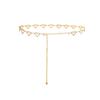 Nova Corrente de Cintura Feminina Moda de Alto Padrão Sexy Cinta de Amor Saia Curta Decorativa Simples Versátil Corrente Tendência