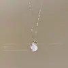 Colar de Pérolas com Concha de Estrela do Mar Fresca para Mulheres Estilo Férias na Praia Corrente de Clavícula Único Novo Estilo 2026 Acessórios Atmosféricos