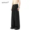Venta al por mayor transfronteriza de pantalones de traje casual sueltos de alta gama para primavera y otoño con un diseño elegante y corte recto de pierna ancha