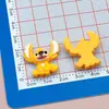 Animales de Dibujos Animados Color Maca Orejas Grandes Conejito Bebé Gel de Crema Pasador de Pelo DIY Cordón para el Pelo Pegatina para Vaso de Agua Accesorios de Resina