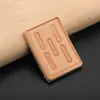 Llavero de Cuero para Mahjong Simple Hecho a Mano de Piel de Vaca Colgante de Llave de Mahjong Cuero Creativo