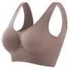 Sujetador Deportivo de Yoga Push-Up para Pecho Pequeño Grasa mm Sin Aros para Mujer Chaleco Sexy Delgado con Acolchado Talla Grande Lencería