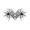 Telaraña Fantasía Jugo Oscuro Chica Tatuaje Pegatina Impermeable Larga Duración Semi-Permanente Tatuaje de Simulación Broche Clavícula Dulce y Fresco