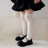 Calcetines para niños primavera y otoño color sólido calcetines hasta la rodilla calcetines de pantorrilla para niñas calcetines de felpa para bebé medias altas para niños