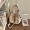 Bolso Tote Sencillo de Color Sólido para Viajes Diarios Mujer Otoño 2026 Nuevo Elegante Textura Individual Bolso Exquisito de Hombro Cruzado