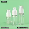 Botella Personalizada de 15ml 25ml 30ml de Pared Gruesa para Agua de Esencia Loción Cosméticos Base Líquida Botella Rellenable con Cabezal de Bomba de Presión Gama Alta