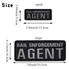Velcro Transfronterizo Grande Personal de Seguridad Inglés Parche de Tela Bordado Insignia Decorativa Trasera Parche Transfronterizo