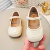 Zapatos Planos de Cuero para Niñas 2026 Otoño Nuevos Zapatos de Princesa para Actuación de Niñas Zapatos Planos para Niñas Pequeñas Mocasines para Bebés