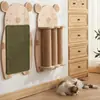 Placa de arranhar para gato nova transfronteiriça resistente ao desgaste sem lascar madeira maciça grande vertical sisal poste de arranhar para gato brinquedo de afiar garras de gato
