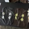 2026 Nuevo Chal de Moda Estilo Coreano con Cuello Redondo sin Mangas para Mujer, Corte Holgado, Adelgazante, Top Versátil con Diseño de Patrón de Diamantes