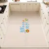Tapete Especial para Piso de Cozinha Impermeável de PVC Lavável Resistente a Manchas Sem Lavagem Antiderrapante e à Prova de Óleo Cobertura Total Grande Área