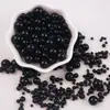 3-8 mm Mistura Aleatória Multicor Não Porosa ABS Imitação Pérola Contas Redondas Artesanato DIY Feito à Mão Contas Soltas Decorativas para Roupas