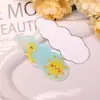Acrílico com Estampa de Glitter Solar Cor Gradiente Estilo Japonês Patch DIY Acessório de Cabelo Clipe Lateral Capa de Celular Flor para Sapato Acessório