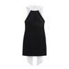 Vestido Feminino Sem Mangas Patchwork Sexy Estilo Europeu e Americano Nova Coleção Primavera/Verão 2025 3067339