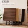 Mesa pequeña, mesa plegable, mesa de comedor para uso doméstico, mesa redonda sencilla para viviendas de alquiler, mesa portátil para exteriores para instalar puestos y comer
