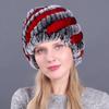 Suministro Sombrero de Invierno para Mujer de Piel de Conejo Rex Sombrero Trenzado de Piel de Conejo Sombrero Piña Espiral de Piel de Conejo Sombrero Cálido Engrosado
