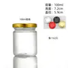 Fabricante Jarra Selada Personalizada Geleia Picles Garrafa Pequena de Vidro 25ml-100ml Embalagem de Mel Garrafa Vazia