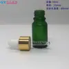 Frasco de Óleo Essencial Verde de 10ml do Fabricante Frasco de Vidro Mistura de Essência Sub-frasco Conta-gotas de Líquido Original Frasco com Cabeça de Borracha