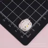Mini accesorios de resina para manualidades de gato KT con capucha de dibujos animados, arte de uñas con pegamento de crema, pasadores de pelo transfronterizos, pegatinas para fundas de teléfono