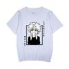 Nuevo cazador de tiempo completo transfronterizo hisoka serie de moda estampada camiseta de verano de manga corta y cuello redondo para hombre y mujer
