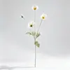 Arreglo de flores artificiales blancas para decoración de bodas, decoración de hoteles, lirios, phalaenopsis, flores artificiales, ramo de flores artificiales