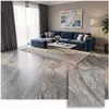 Azulejos de suelo autoadhesivos de PVC con patrón de mármol, engrosados, impermeables y resistentes al desgaste, para renovación y remodelación de suelos de cemento