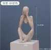 Enfeites Criativos de Personagens Abstratos em Resina Decoração Moderna para Casa Sala de Estar Entrada Peça de Arte Enfeites de Mesa de Escritório