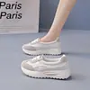 Zapatos de Argan Bajos Estilo Coreano para Mujer Tendencia Primavera 2026 Nuevos Estudiantes Deportivos para Correr Casual Suela Gruesa Zapatos de Papá 3610