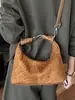 Elegante y texturizada bolsa vintage para mujer, nuevo modelo 2026, bolso de hombro y cruzado, bolso tote de axila de gran capacidad de moda para el día a día