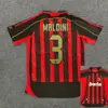 0607 retro AC Milán No. 22 Kaka camiseta de visitante Liga de Campeones Pirlo AC camiseta de fútbol de manga corta venta al por mayor transfronteriza