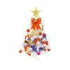 Nuevo regalo de decoración navideña mini moda mini de escritorio árbol de Navidad de 45 cm con paquete de decoraciones