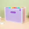 Selección Premium Carpeta de acordeón vertical multicapa Carpeta de archivos portátil A4 para estudiantes, bolsa de almacenamiento expandible